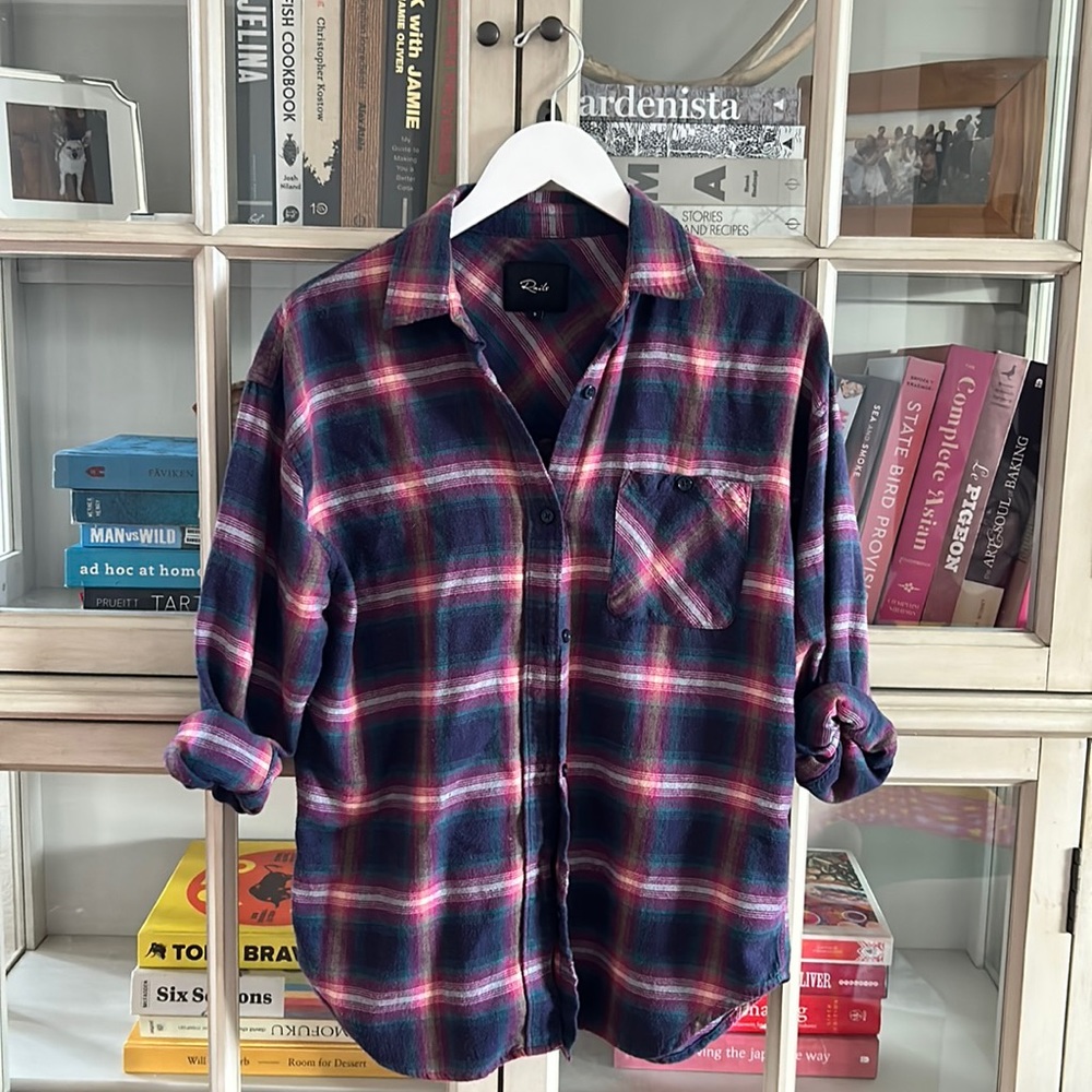 Rails long sleeve Plaid shirt Small